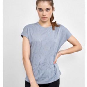 T-shirt de jersey de sport d\'une silhouette droite